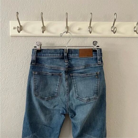Madewell Slim Straight Jeans: Distressed Button-Front Edition - Picture 5 of 8